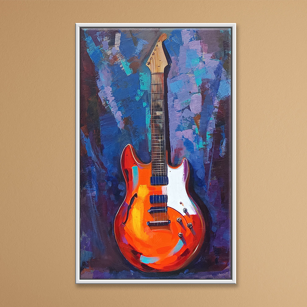 Guitar | Musical Instrument Painting for Home, Café & Restaurant Décor