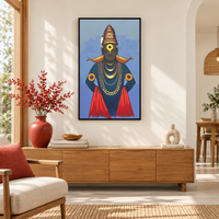 Vitthal in Golden Crown | Lord Vitthal Painting by Sajaao - Image 2