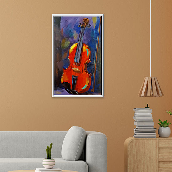 Violin | Musical Instrument Wall Art for Café & Restaurant Décor