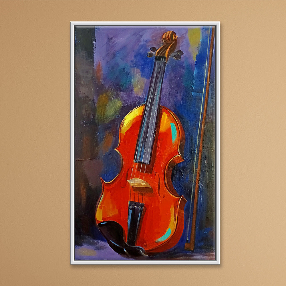 Violin | Musical Instrument Wall Art for Café & Restaurant Décor
