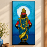 Rukmini's Grace | Rukmini Rakhumai Delicately Rendered Painting - Image 1