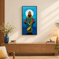 Rukmini's Grace | Rukmini Rakhumai Delicately Rendered Painting - Image 2