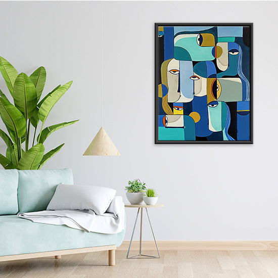 Whispers of the Soul | Abstract Portrait Art | Contemporary Face Painting