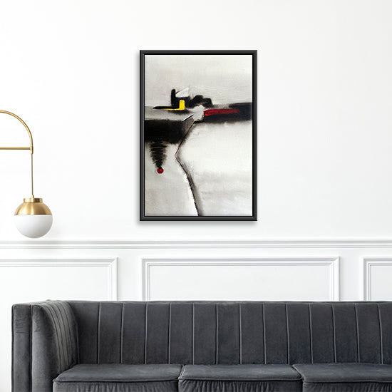 Quiet Divide Paintings | Abstract Art Online | Vibrant, Modern Abstract Handmade Painting