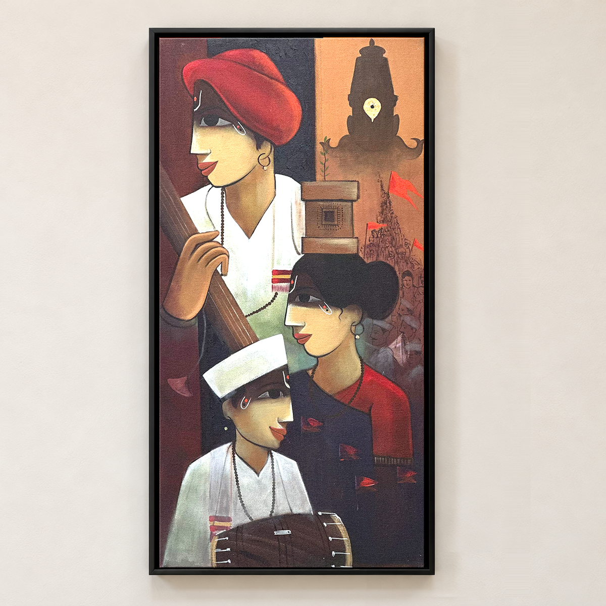 Varkari's Journey | Wari Pilgrims Vitthal Painting by Sajaao