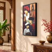 Varkari's Journey | Wari Pilgrims Vitthal Painting by Sajaao - Image 4