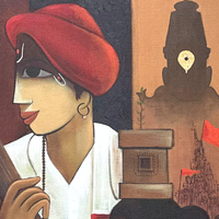 Varkari's Journey | Wari Pilgrims Vitthal Painting by Sajaao - Image 3