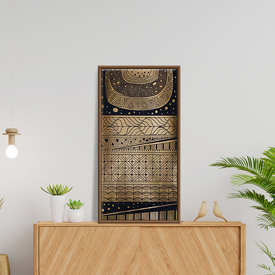 Abstract Design Pattern Art | Traditional, Detailed, Patterned Handmade Painting