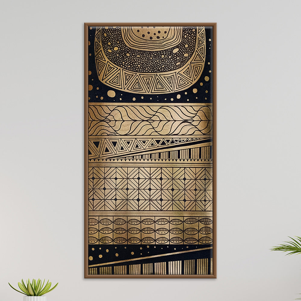 Abstract Design Pattern Art | Traditional, Detailed, Patterned Handmade Painting