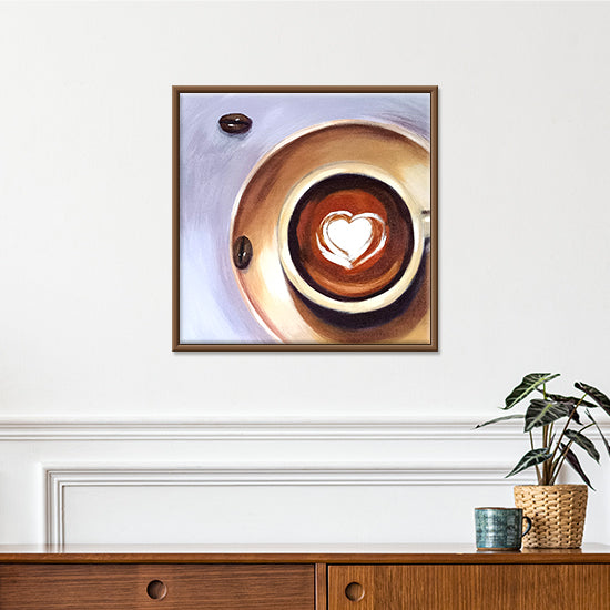 Cup of Love | Still Life Canvas Celebrating Comfort and Connection