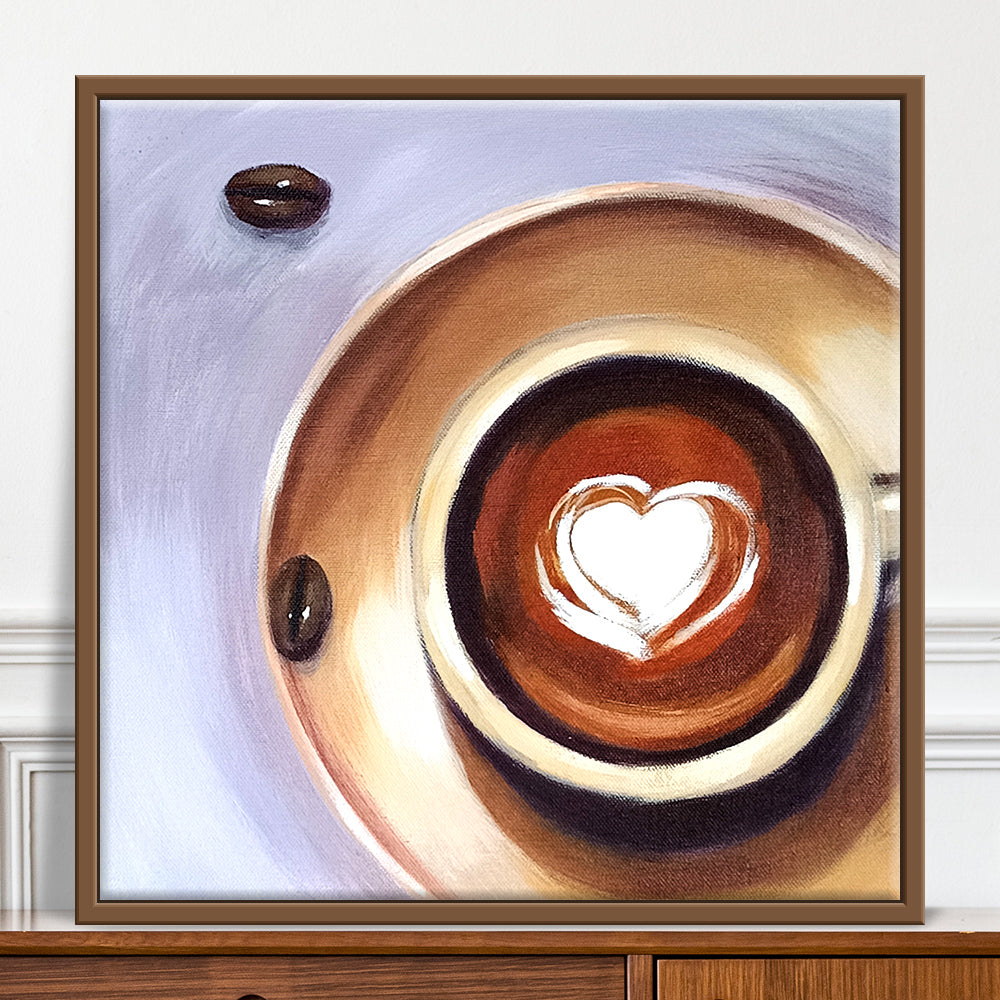 Cup of Love | Still Life Canvas Celebrating Comfort and Connection