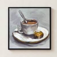 Coffee and Cupcake | Morning Comfort Still Life Painting by Sajaao - Image 1