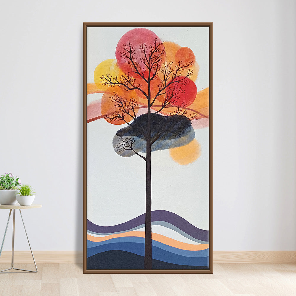 Tree of Hues Painting | Whispers of the Tree| Handmade Painting