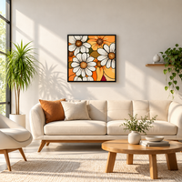 Petals in the Wild | Flower Field Delicately Rendered Painting - Image 2
