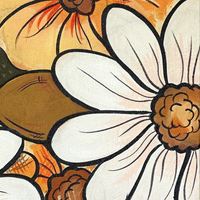 Petals in the Wild | Flower Field Delicately Rendered Painting - Image 4