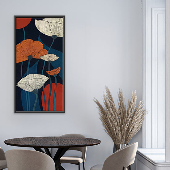 Elegant Flower Wall Art | Blooming Acrylic Paintings |Abstract Colorful Flower Paintings Online
