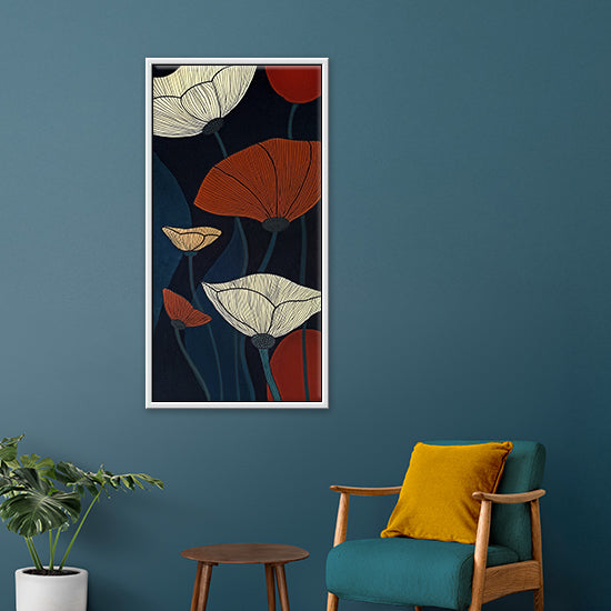 Abstract Florals | Expressive Flower Art | Modern Flower Canvas Paintings