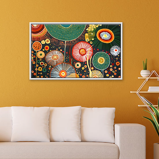 Abstract Flower Nature Art | Vibrant, Modern Handmade Paintings
