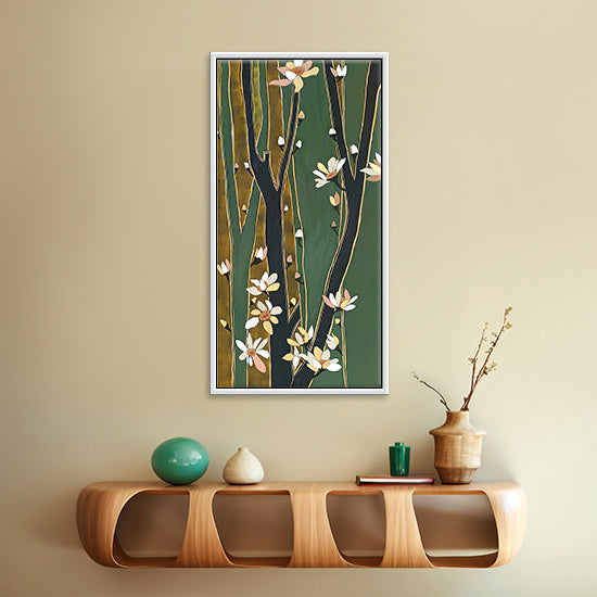 Forest Whisper Art | Landscape Handmade Painting | Canvas Paintings for Living Room