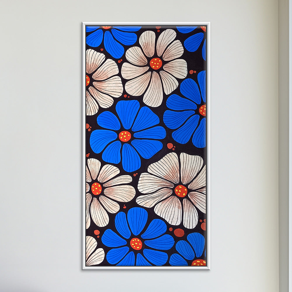 Modern Floral Wishpers Art | Blooming Canvas Handmade Flower Paintings Online