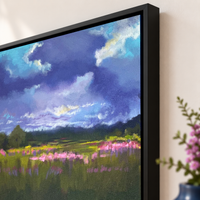 Storm Over the Highlands | Stormy Sky Landscape Painting - Image 5