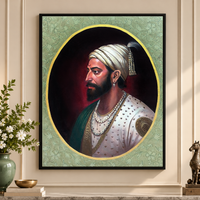 Maratha Sovereign | Shivaji Maharaj Softly Rendered Painting - Image 1