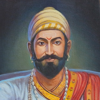Throne of the Maratha King | Shivaji Maharaj Painting by Sajaao - Image 4