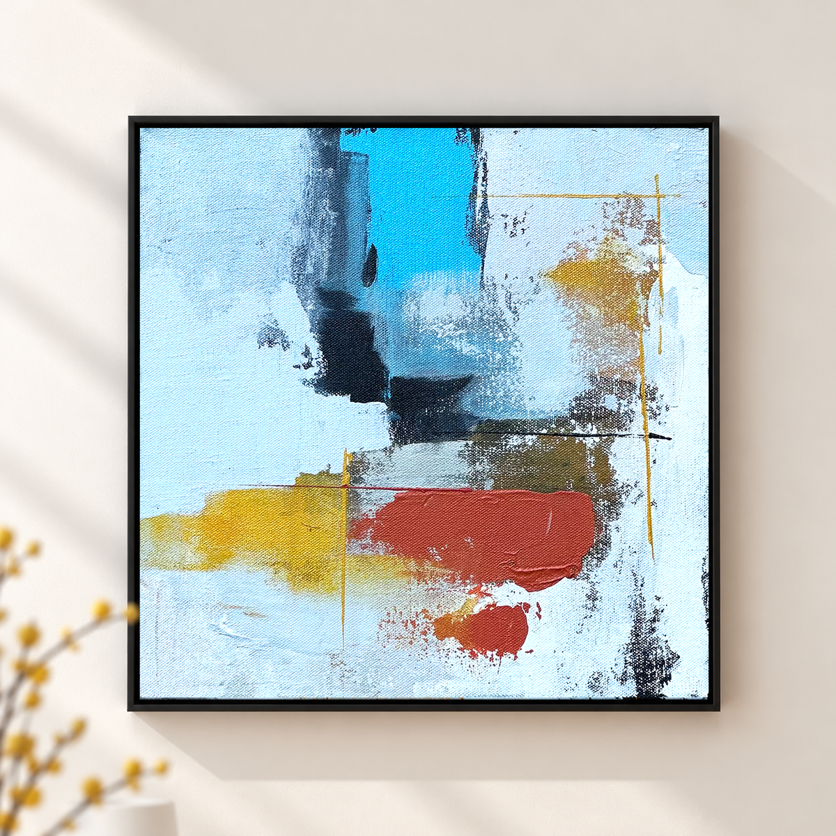 Strata in Earth Tones III | Abstract Colour Block Painting