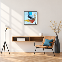 Strata in Earth Tones III | Abstract Colour Block Painting - Image 2