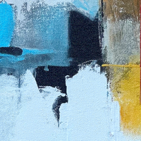 Strata in Earth Tones II | Geometric Abstract Painting by Sajaao - Image 3