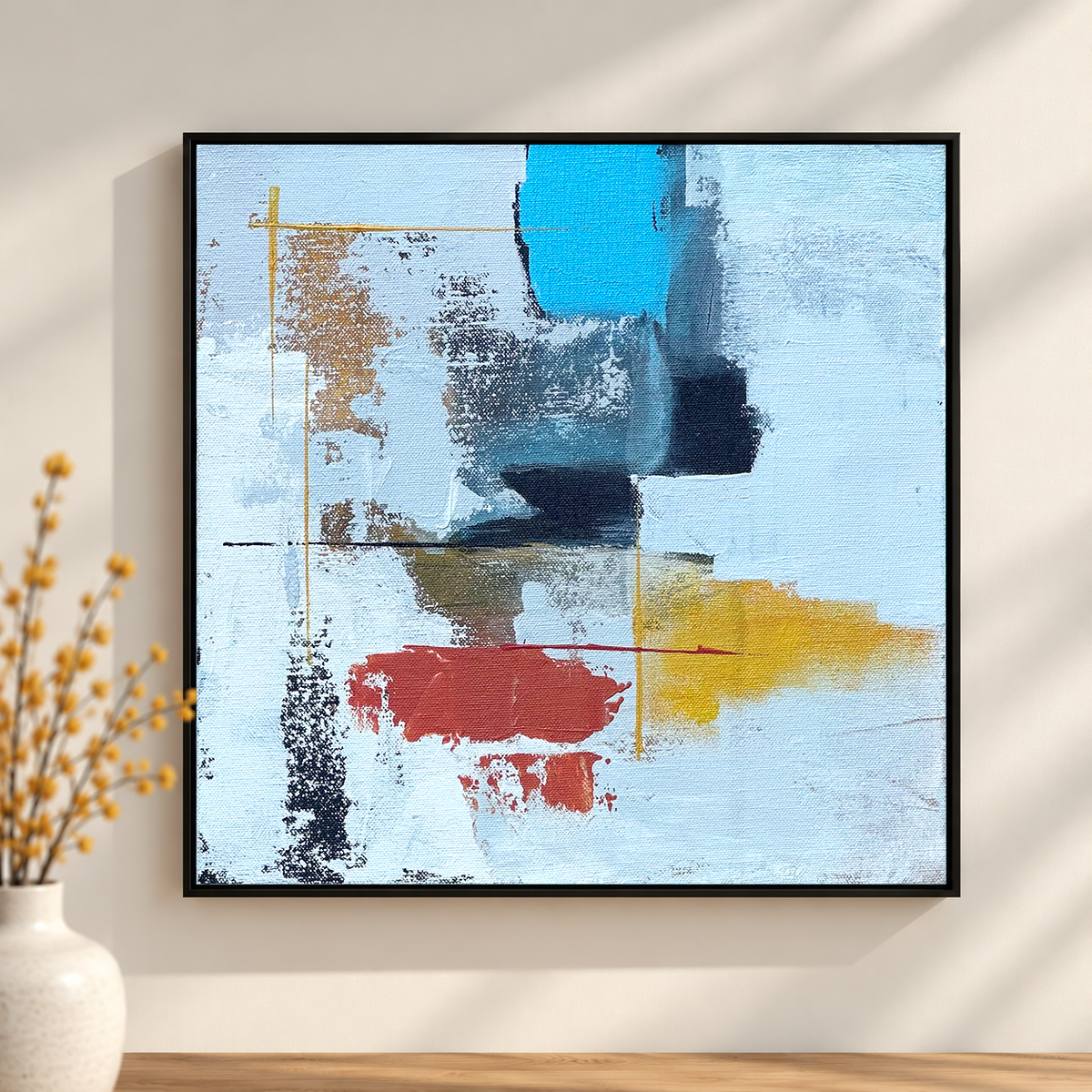 Strata in Earth Tones IV | Abstract Colour Block Painting