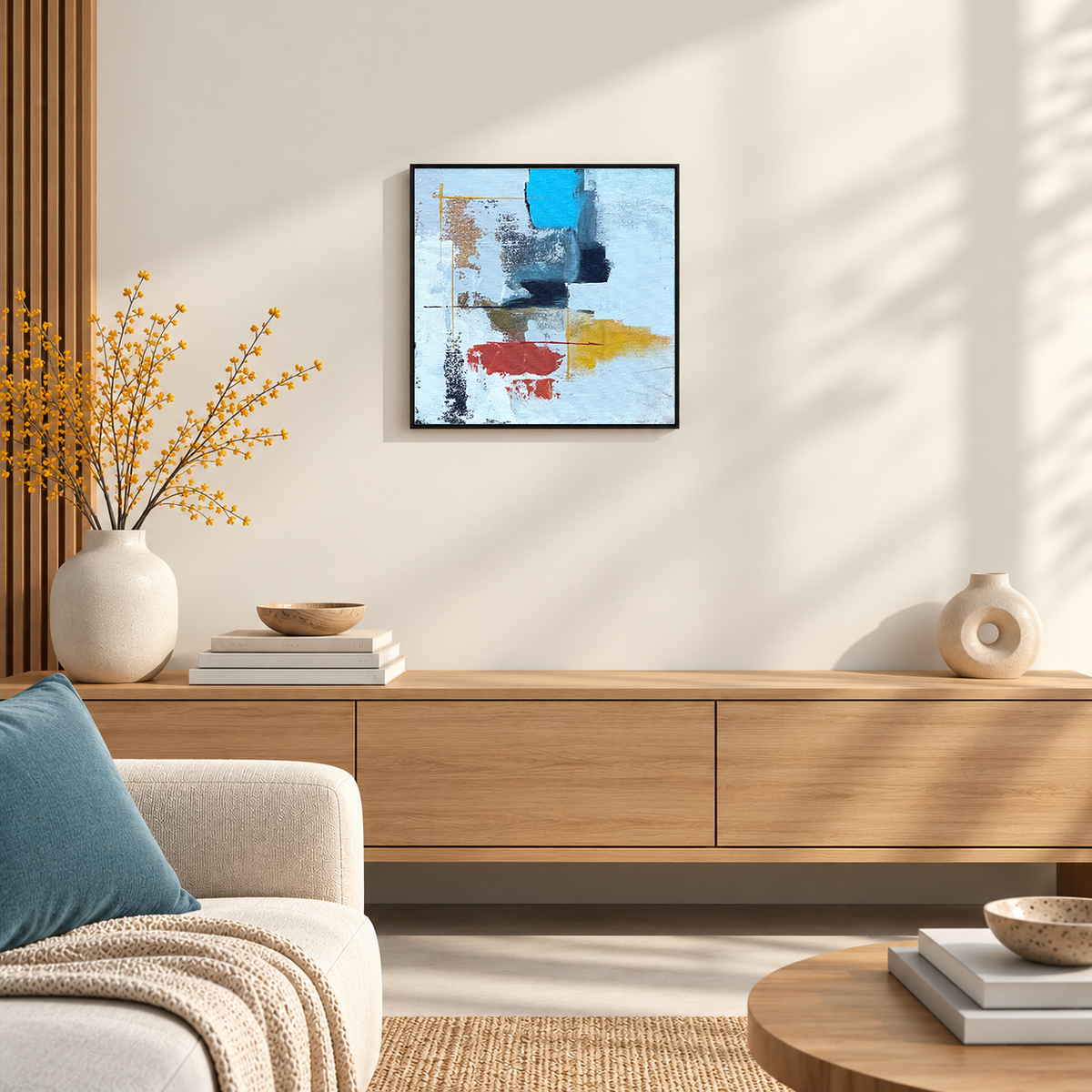 Strata in Earth Tones IV | Abstract Colour Block Painting