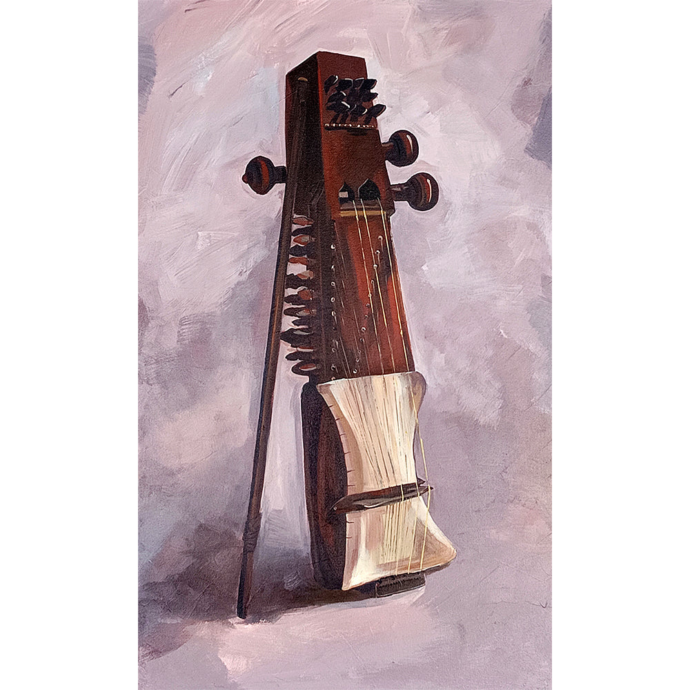 Musical Soul Art | Melodic Strings In Motion | Textured, Expressive Handmade Painting