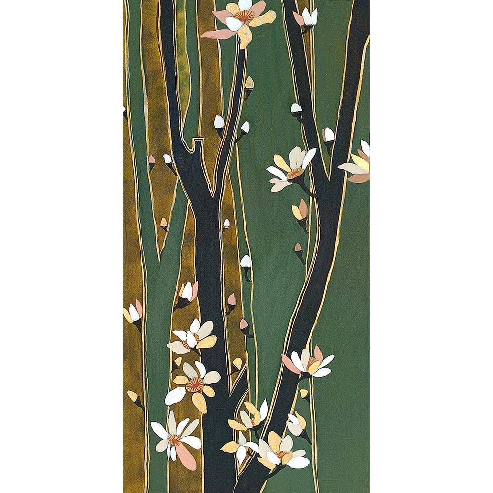 Forest Whisper Art | Landscape Handmade Painting | Canvas Paintings for Living Room
