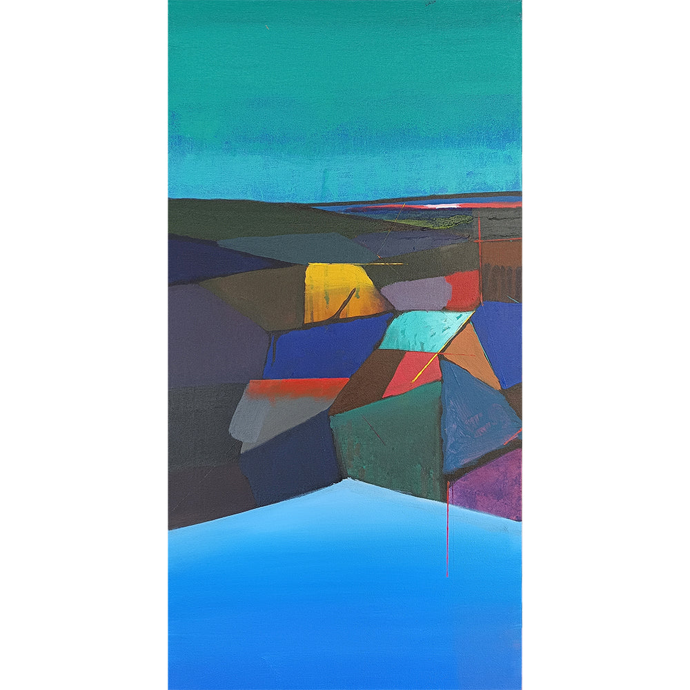 Depths of Blue Abstract Art | Abstract Art Acrylic Painting