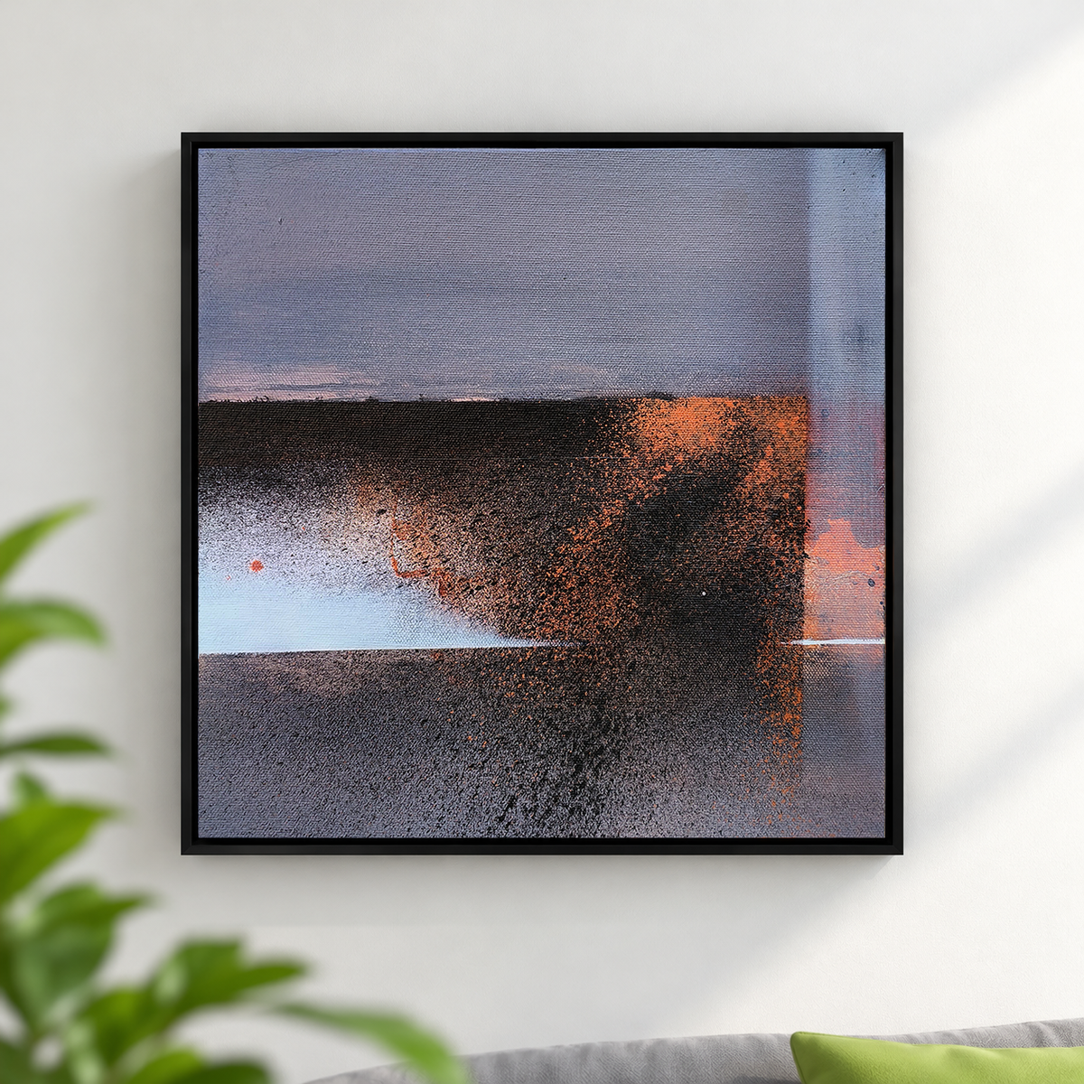 Dust Storm Horizon | Abstract Colour Painting by Sajaao