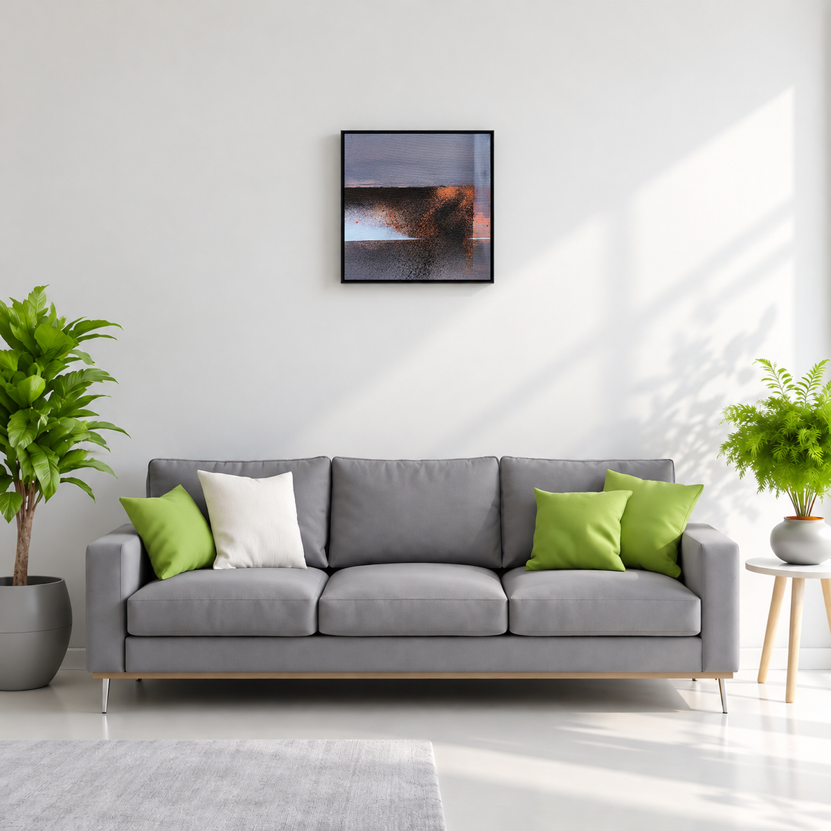 Dust Storm Horizon | Abstract Colour Painting by Sajaao
