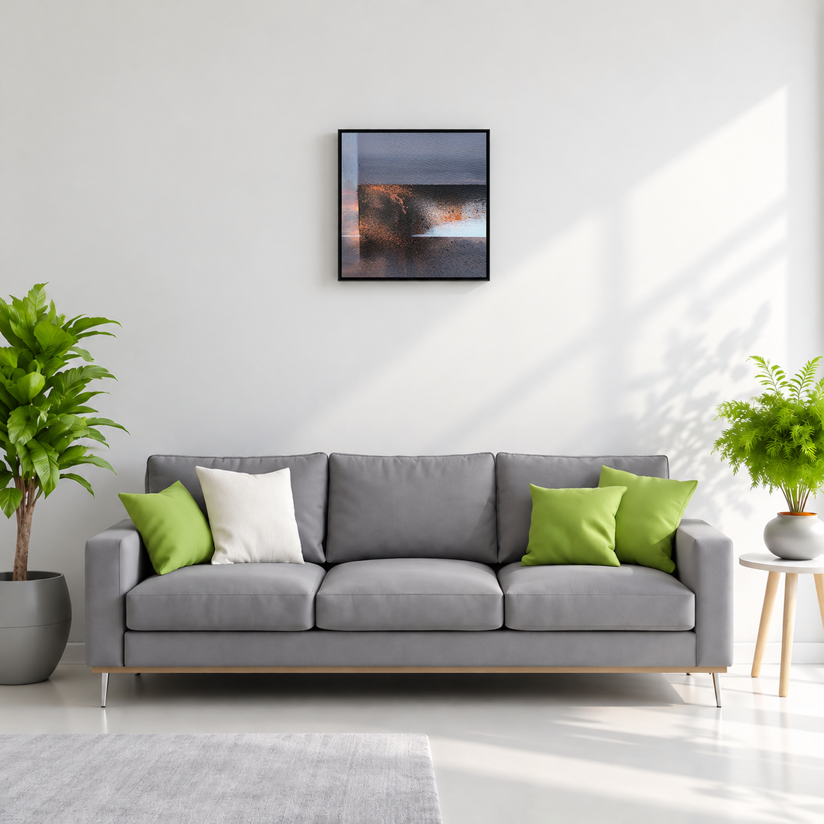 Dust Storm Horizon II | Landscape Abstract Painting by Sajaao