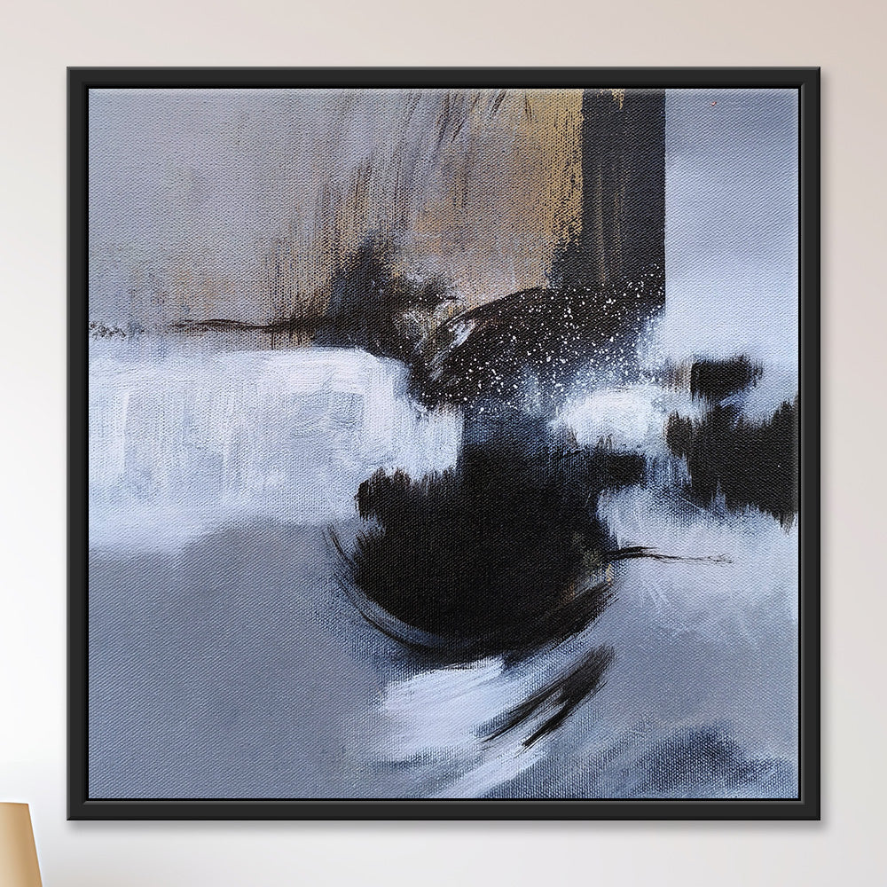 Storm Cloud Burst III | Landscape Abstract Painting by Sajaao