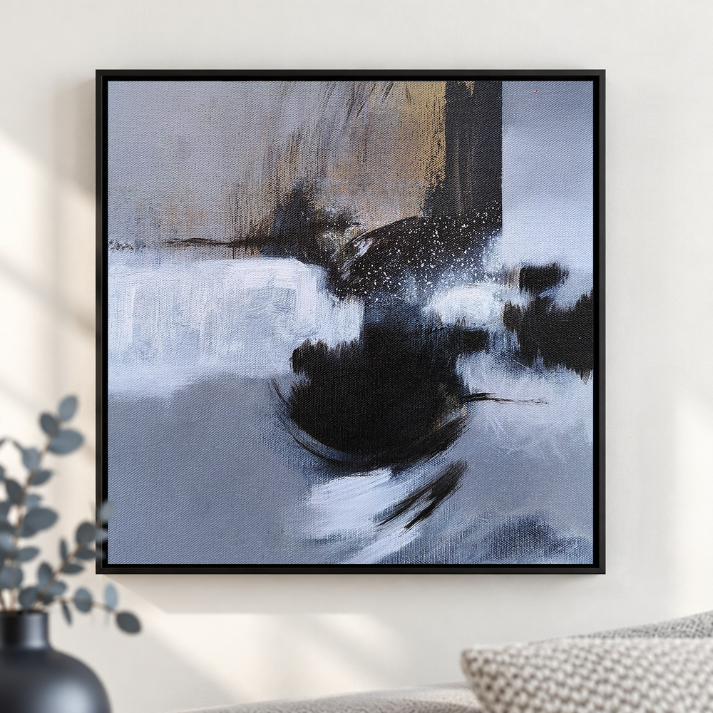 Storm Cloud Burst III | Landscape Abstract Painting by Sajaao