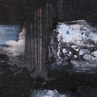 Charcoal Drift | Abstract Textured Painting for Living Room - Image 3