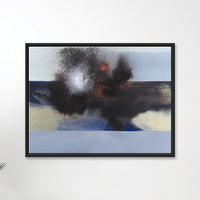 Cloudburst in Pastel | Abstract Landscape Painting by Sajaao - Image 1