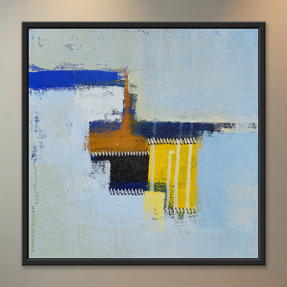 Symmetry in Motions-1 handmade abstract painting