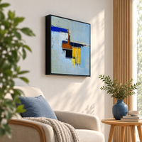 Patchwork Skyline | Geometric Abstract Painting by Sajaao - Image 4
