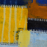 Patchwork Skyline II | Abstract Geometric Painting by Sajaao - Image 3