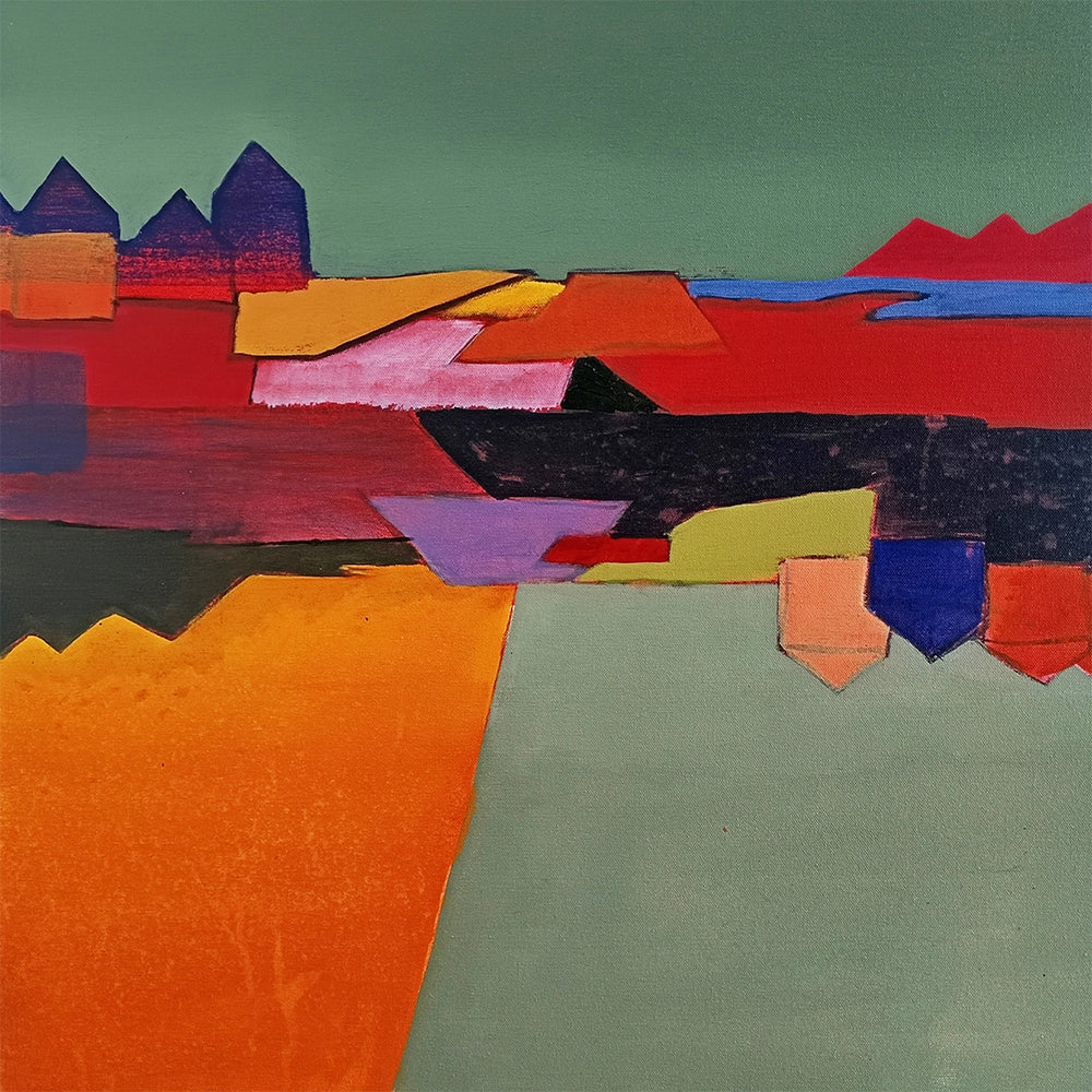 Formless Flow Abstract Art | Colorful Abstract Painting