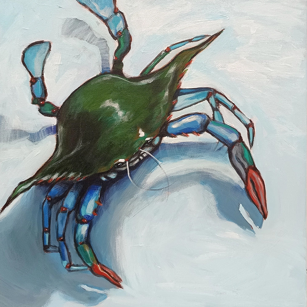 Sidewalkers Painting | Whimsical Coastal Art for Café or Restaurant Walls | Vibrant Realism Handmade Painting