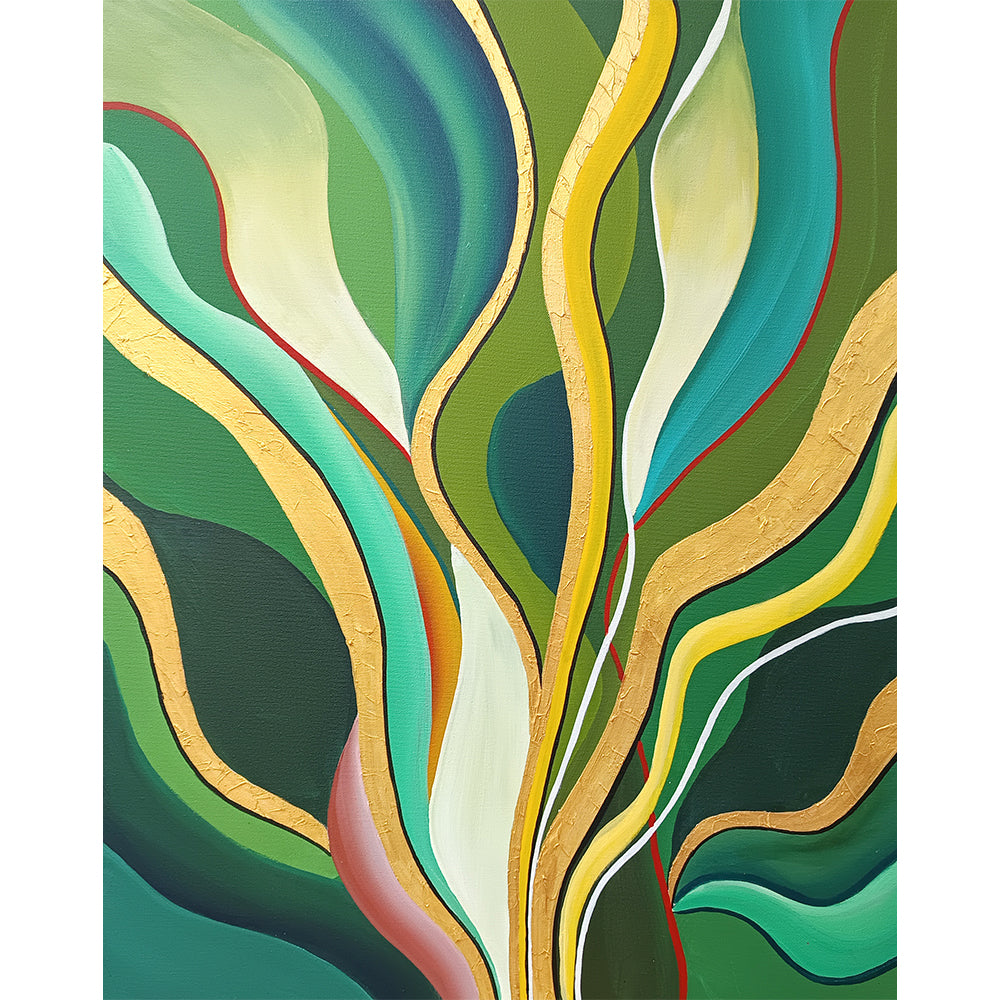 Green leaves