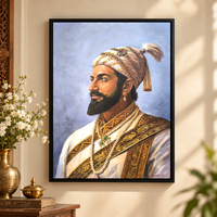 Shivaji the Strategist | Shivaji Maharaj Painting by Sajaao - Image 1