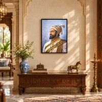 Shivaji the Strategist | Shivaji Maharaj Painting by Sajaao - Image 2